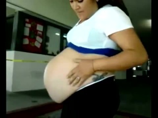giant melon of a belly