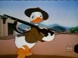 donald duck in the army