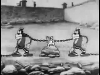 mickey mouse - chained convicts (1930)